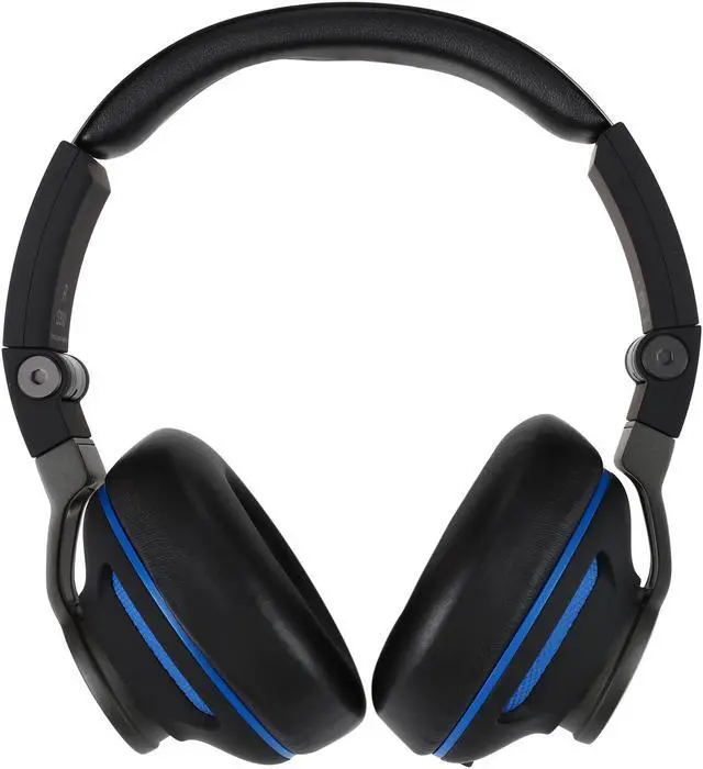 Alt view image 3 of 8 - JBL Synchros S300 Premium On-Ear Headphones for iOS with built-in remote/Microphone - Black/Blue