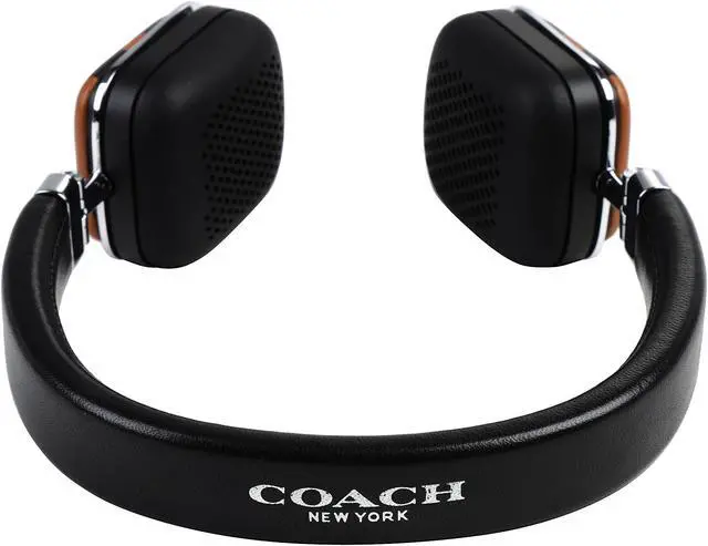 Alt view image 6 of 7 - Harman Kardon Soho Wireless COACH Limited Edition Bluetooth Wireless On-Ear Headphones - Brown/Black