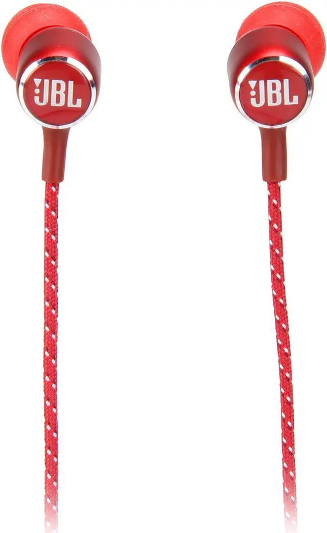 Alt view image 3 of 5 - JBL Live 200 BT Wireless In-Ear Neckband Headphones with Three-Button Remote and Microphone (Red)