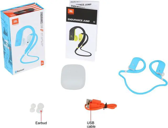 Alt view image 10 of 10 - JBL Teal Yes Connector Waterproof Wireless Sport In-Ear Headphones