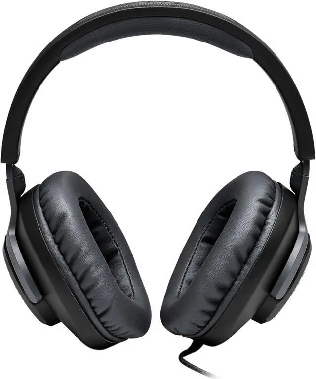 Alt view image 3 of 7 - JBL QUANTUM 100 Circumaural Gaming Headset, Black