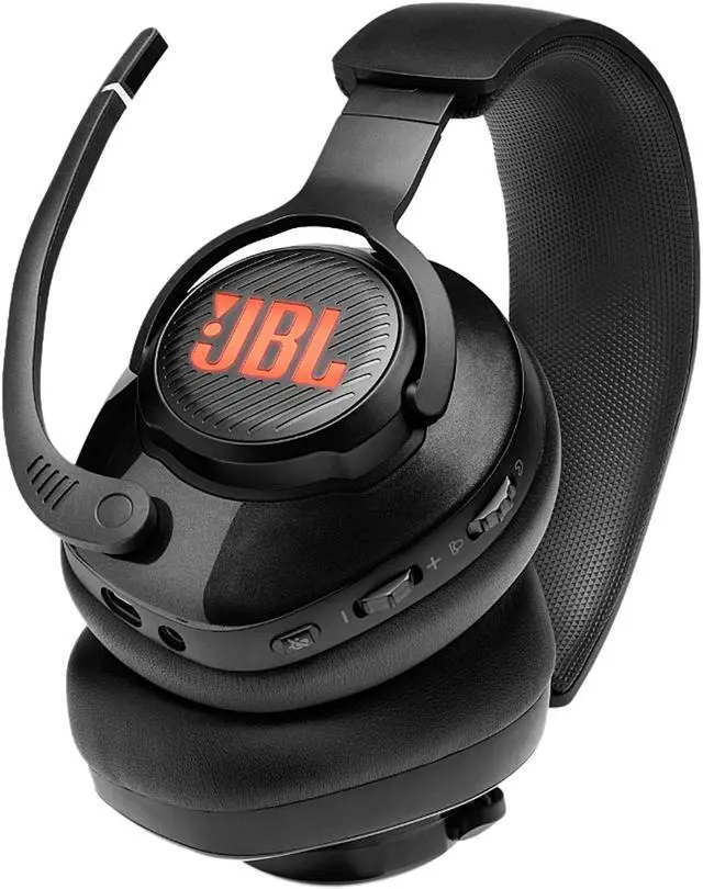 Alt view image 4 of 8 - JBL QUANTUM 400 3.5mm/ USB Connector Circumaural Gaming Headset, Black