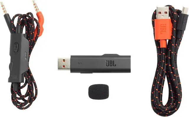 Alt view image 5 of 8 - JBL QUANTUM 600 USB Connector Circumaural Gaming Headset, Black