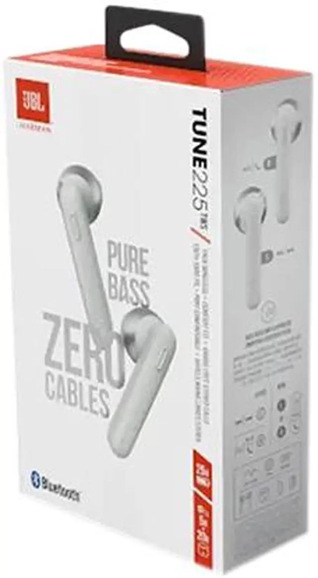 Alt view image 9 of 9 - JBL TUNE 225TWS True Wireless In-Ear Headphones - White