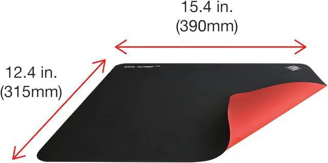 Alt view image 6 of 6 - MAD CATZ G.L.I.D.E. 19 Gaming Surface Water Resistant Mouse Pad