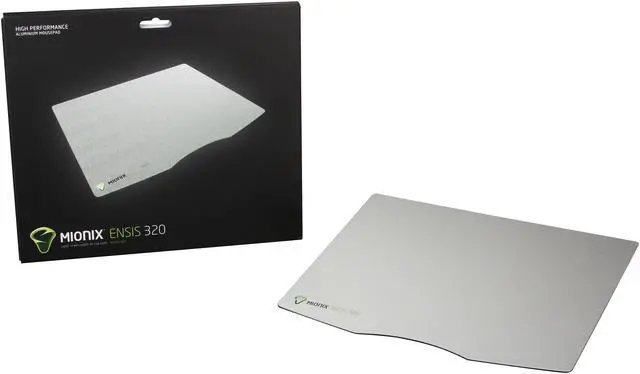 Alt view image 4 of 4 - Mionix Ensis 320 (000MIOEL) Luna Brushed Aluminum Mouse Pad