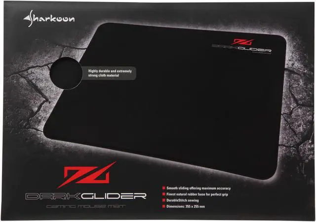 Alt view image 4 of 4 - SHARKOON 000SKDGMP DarkGlider Gaming Mat