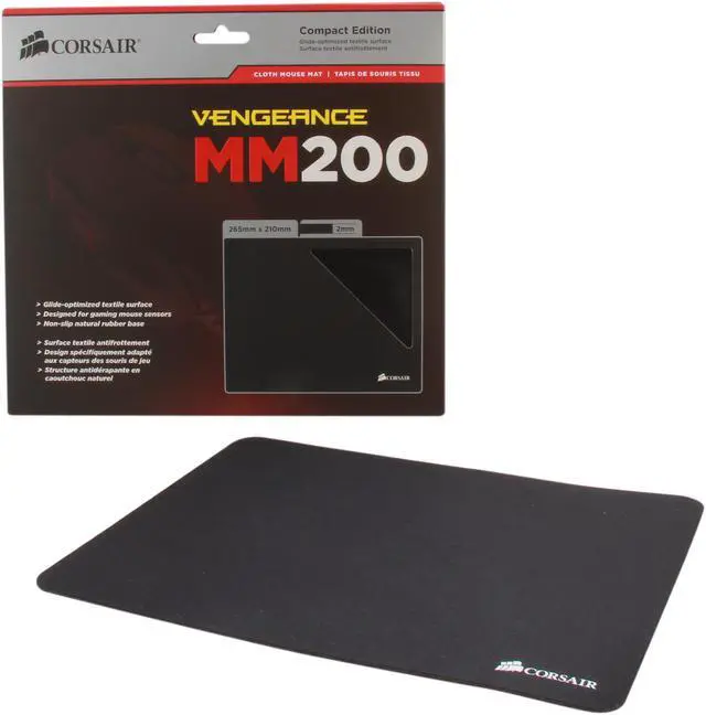 Alt view image 4 of 4 - Corsair Vengeance MM200 CH-9000012-WW Compact Gaming Mouse Mat