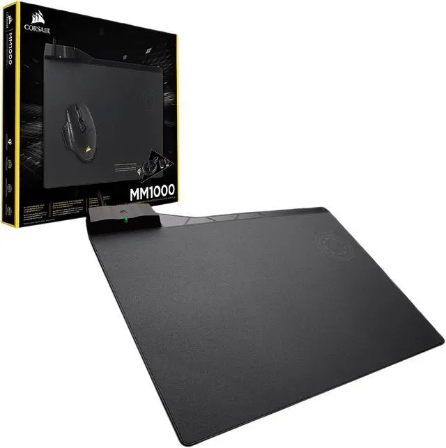Alt view image 8 of 8 - Corsair Gaming MM1000 Qi Wireless Charging Mouse Pad
