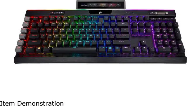Alt view image 6 of 12 - Corsair iCUE NEXUS Companion Touch Screen – 5” Diagonal Screen – 6 Programmable Virtual Macro Buttons – Live System Readouts – iCUE-compatible Device Control – Connect to Keyboard or Standalone Base