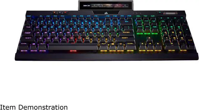 Alt view image 7 of 12 - Corsair iCUE NEXUS Companion Touch Screen – 5” Diagonal Screen – 6 Programmable Virtual Macro Buttons – Live System Readouts – iCUE-compatible Device Control – Connect to Keyboard or Standalone Base