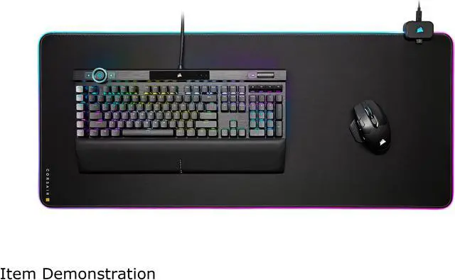 Alt view image 11 of 20 - Corsair MM700 RGB CH-9417070-WW Extended Cloth Gaming Mouse Pad