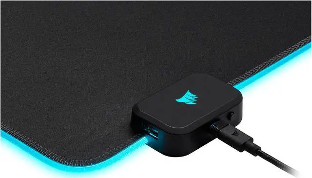 Alt view image 7 of 20 - Corsair MM700 RGB CH-9417070-WW Extended Cloth Gaming Mouse Pad