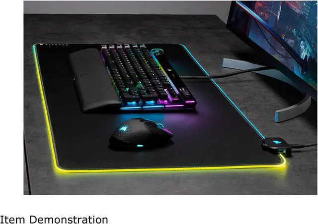 Alt view image 14 of 20 - Corsair MM700 RGB CH-9417070-WW Extended Cloth Gaming Mouse Pad