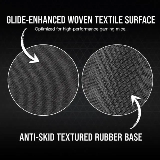 Alt view image 8 of 11 - CORSAIR MM700 RGB Extended 3XL Cloth Gaming Mouse Pad / Desk Mat - Massive 1,220mm x 610mm (48” x 24”)  Cloth Surface - 360° Three-Zone RGB Lighting - Two USB Ports, CH-9417080-WW