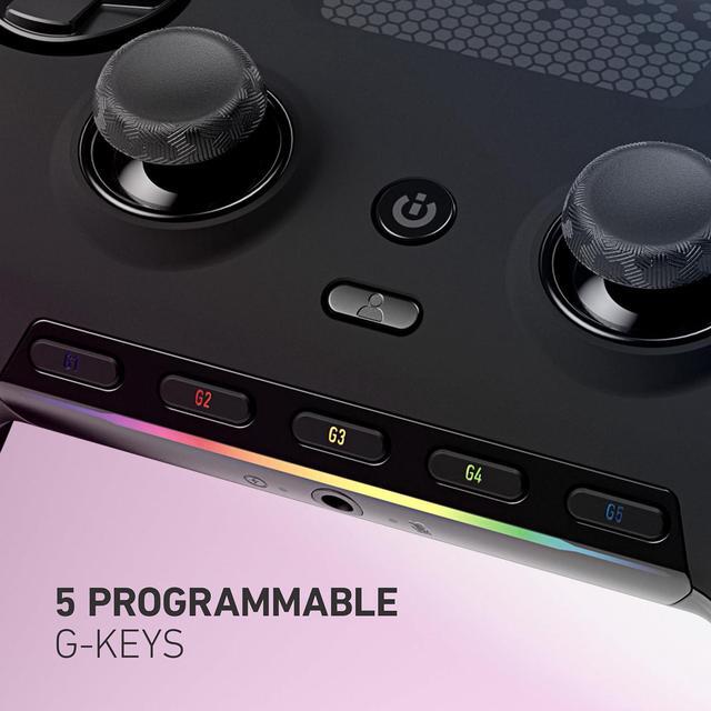 Alt view image 2 of 5 - SCUF ENVISION Wired Gaming Controller for PC - Five Remappable G-Keys - Remappable Back Paddles - iCUE Compatible - Black