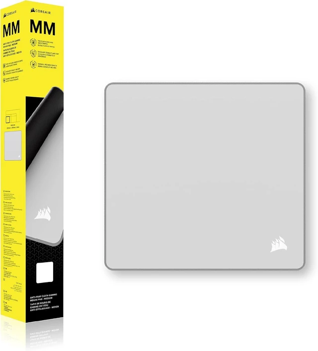 Alt view image 8 of 8 - CORSAIR MM Cloth Mouse Pad - M (320 x 300) Gray
