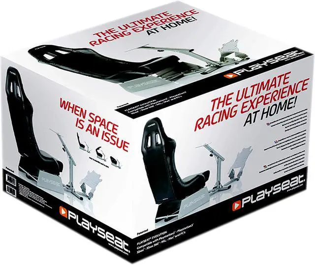 Alt view image 10 of 10 - PLAYSEAT Evolution-M (Black) Esports Racing Simulator Chair