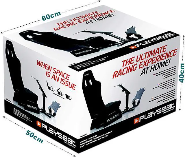 Alt view image 14 of 14 - PLAYSEAT Evolution-M (Black Alcantara w/Black Frame) Esports Racing Simulator Chair