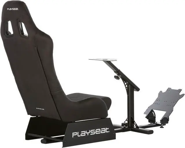 Alt view image 8 of 14 - PLAYSEAT Evolution-M (Black Alcantara w/Black Frame) Esports Racing Simulator Chair