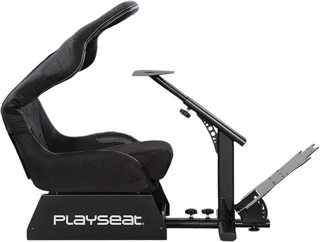 Alt view image 9 of 14 - PLAYSEAT Evolution-M (Black Alcantara w/Black Frame) Esports Racing Simulator Chair