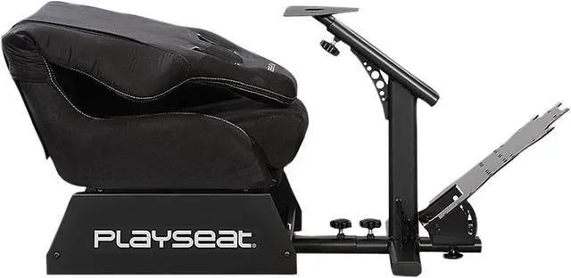Alt view image 10 of 14 - PLAYSEAT Evolution-M (Black Alcantara w/Black Frame) Esports Racing Simulator Chair