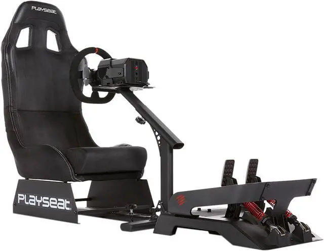 Alt view image 13 of 14 - PLAYSEAT Evolution-M (Black Alcantara w/Black Frame) Esports Racing Simulator Chair