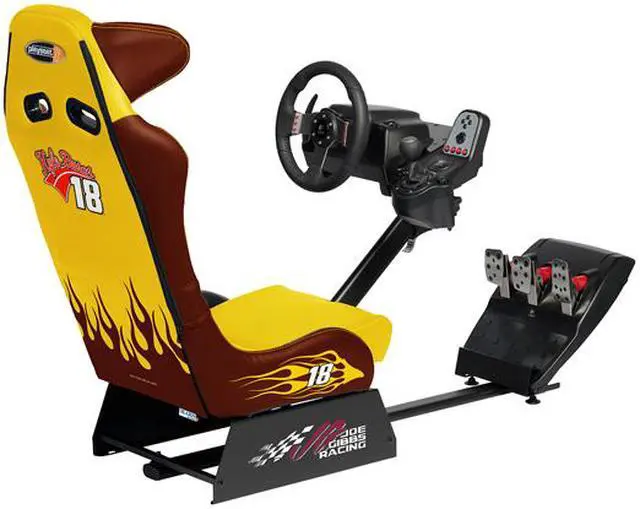 Alt view image 3 of 4 - Playseat 11005 NASCAR #18 Kyle Busch M&M's Video Game Racing Seat