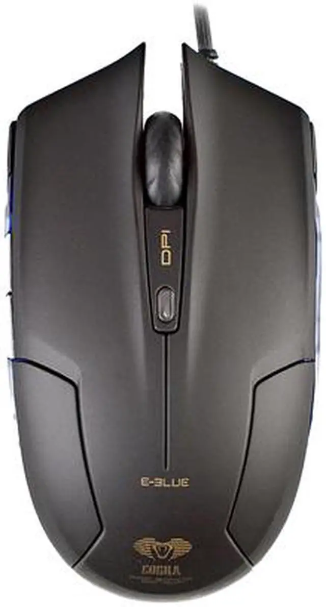 Alt view image 2 of 4 - E-Blue Cobra Type-M EMS131BK Black USB Wired Optical Mouse