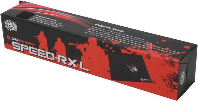 Alt view image 4 of 4 - COOLER MASTER SGS-4030-KLMM1 CM Storm Speed-RX Gaming Mouse Pad - Large