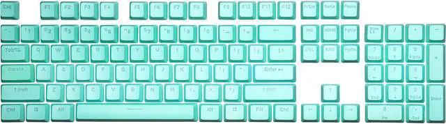 Main image of COOLER MASTER KC-NPDMF1-US PBT Doubleshot Backlit Keycap Upgrade Set Mint Green for Mechanical Keyboards