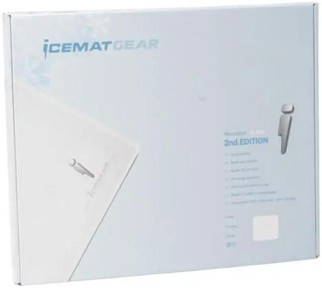 Alt view image 3 of 3 - iCEMAT 10016 White Mouse Pad