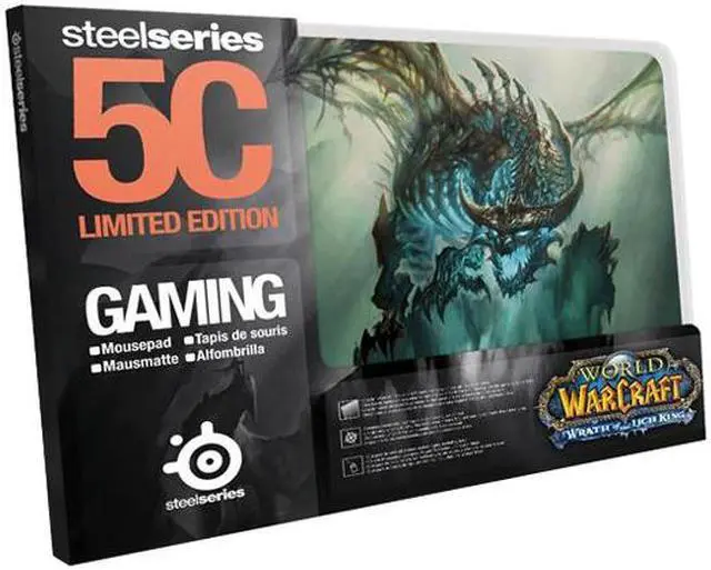 Alt view image 4 of 4 - steelseries World of Warcraft (WOW) : Limited Edition- Wrath of the Lich King 5C Mouse Pad