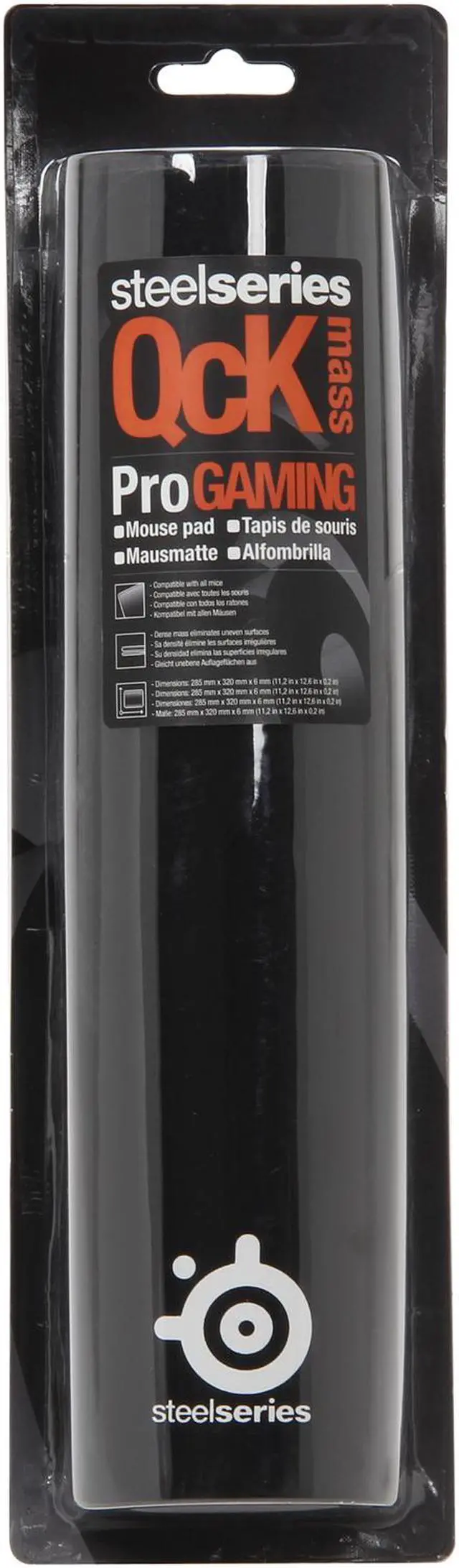 Alt view image 4 of 4 - SteelSeries SteelSeries QcK mass Gaming Mouse Pad - Black QcK Mass Mouse Pad