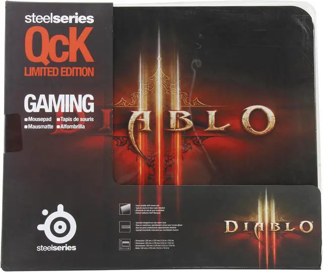 Alt view image 4 of 4 - SteelSeries 67229 QcK Diablo III Gaming Mouse Pad