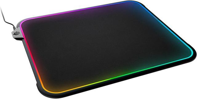 SteelSeries QcK Prism RGB Mousepad, Dual-Surface, 12-Zone Lighting