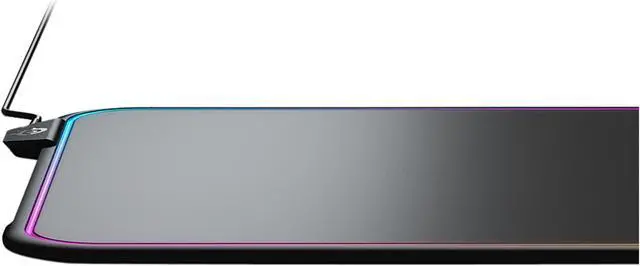 Alt view image 2 of 4 - SteelSeries QcK Prism RGB Mousepad, Dual-Surface, 12-Zone Lighting