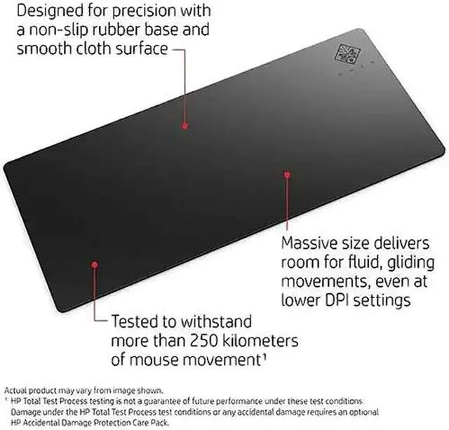 Alt view image 5 of 5 - OMEN by HP Gaming Mouse Pad 300 XL