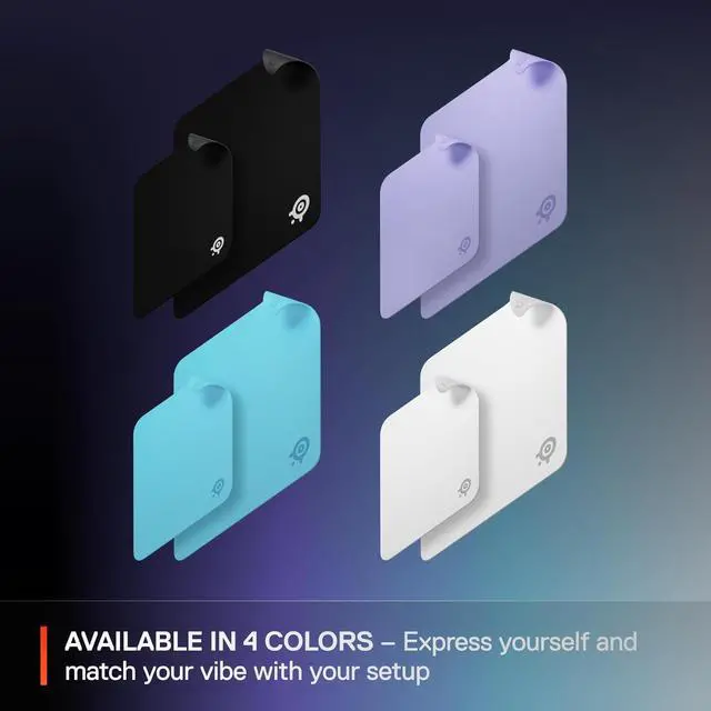 Alt view image 7 of 7 - SteelSeries QcK Cloth Gaming Mouse Pad - Exclusive Micro-Woven Surface, Optimized for Gaming Sensors, Maximum Control - Size L - White