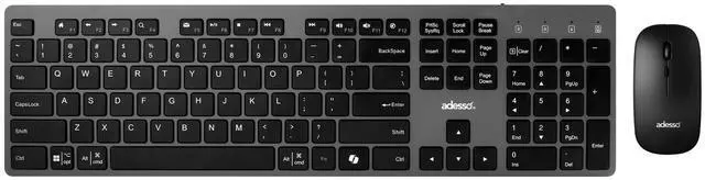 Alt view image 5 of 9 - Adesso Keyboard & Mouse