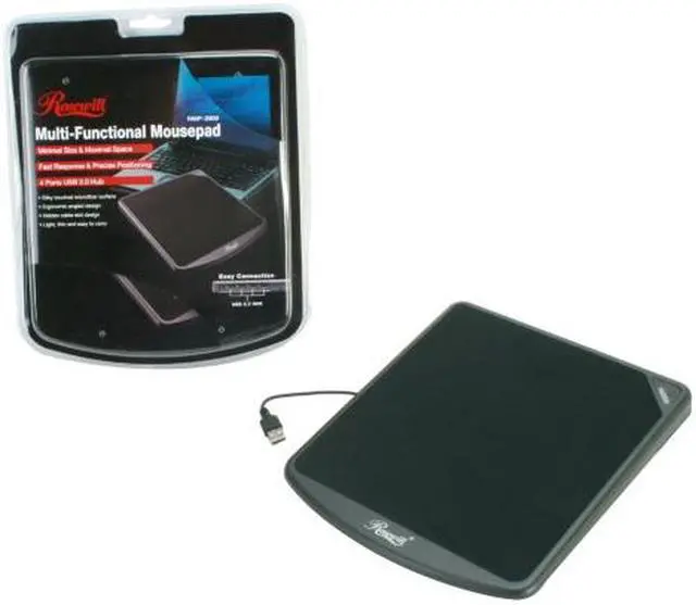 Alt view image 6 of 6 - Rosewill RMP-2000 Multi-Functional Mousepad w/ 4 Ports USB 2.0 Hub