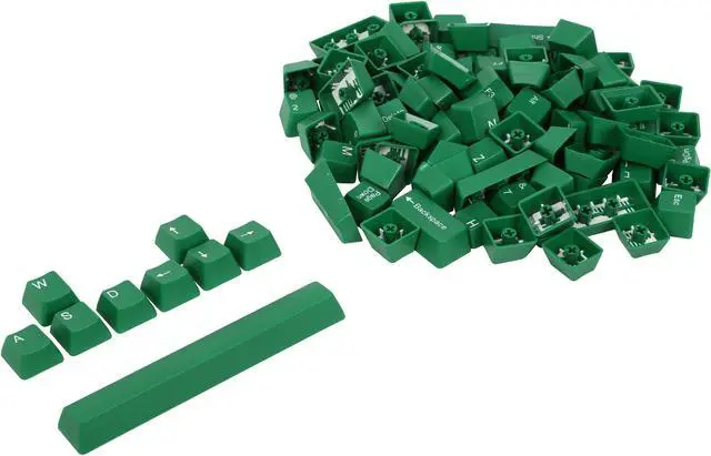 Main image of Rosewill RIKC-13003 - Mechanical Double-Shot Keycaps - Green, 104 Keys with Puller