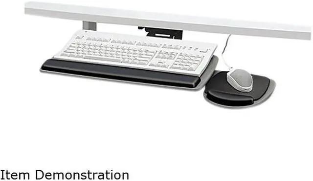 Main image of Fellowes 93841 Adjustable Keyboard Platform, 20-1/4 x 11-1/8, Black/Gray