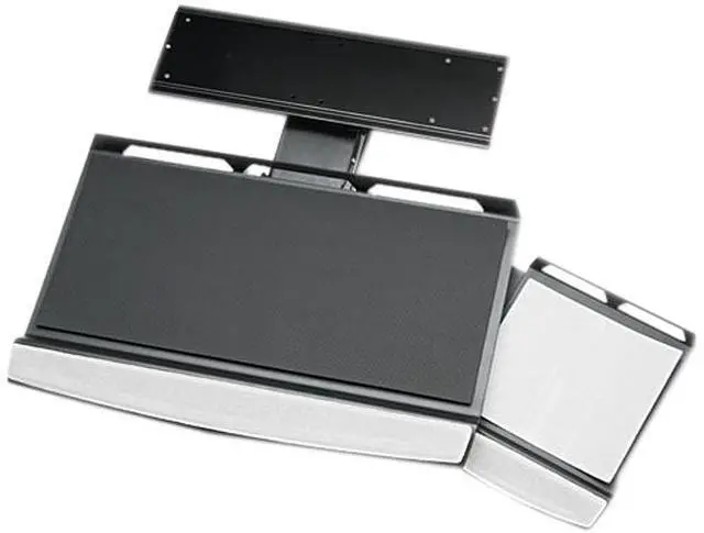 Main image of Fellowes 8031301 Office Suites Adjustable Keyboard Manager, 21-1/4 x 10, Black/Silver