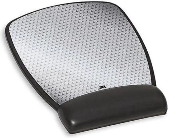 Alt view image 2 of 2 - 3M 3M Precise Mouse Pad with Gel Wrist Rest, Soothing Gel Comfort with Durable, Easy to Clean Leatherette Cover, Optical Mouse Performance and Battery Saving Design, 8.6" x 6.8", Black (MW309LE) MW309LE Gel Mousepad