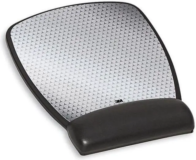 Main image of 3M 3M Precise Mouse Pad with Gel Wrist Rest, Soothing Gel Comfort with Durable, Easy to Clean Leatherette Cover, Optical Mouse Performance and Battery Saving Design, 8.6" x 6.8", Black (MW309LE) MW309LE Gel Mousepad
