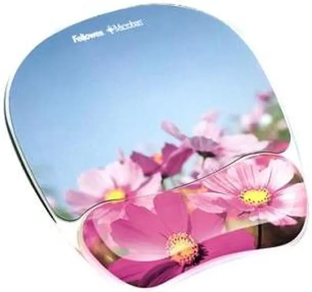 Main image of Fellowes Photo Gel Mouse Pad Wrist Rest with Microban Protection