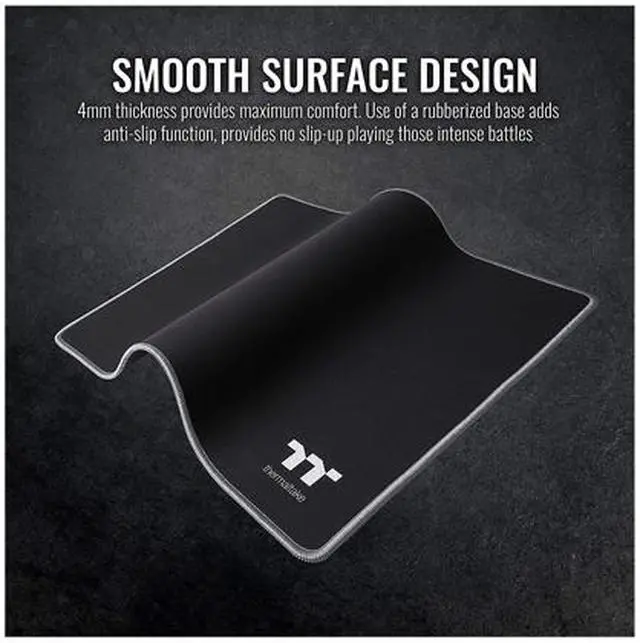 Alt view image 3 of 5 - Thermaltake M500 Large Gaming Mouse Pad, GMP-TTP-BLKSLS-01