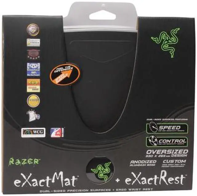 Alt view image 2 of 2 - Razer RZ81-00030101-B2M1 eXactMat and eXactRest Bundle - Mouse Pad and Wrist Rest