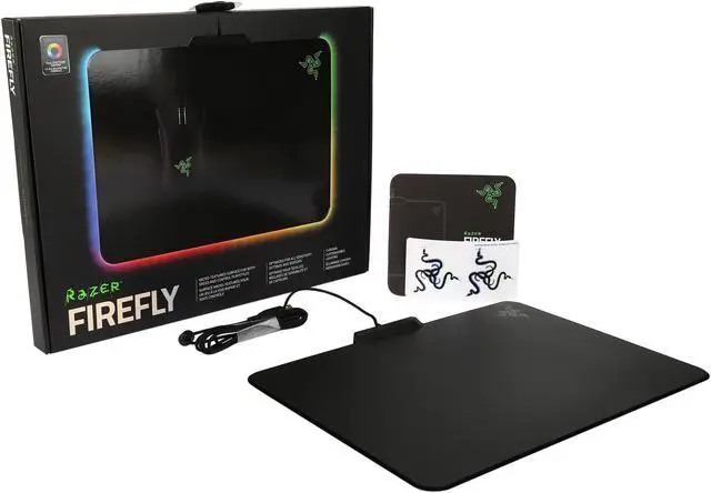 Alt view image 5 of 5 - Razer Firefly - Chroma Custom Lighting Hard Gaming Mouse Mat - RZ02-01350100-R3U1